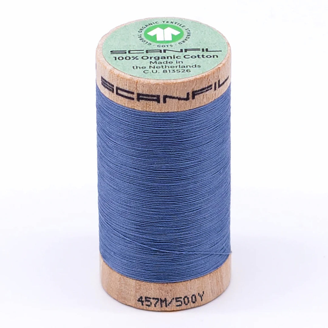 Scanfil organic cotton sewing thread – 50/2 wt, 457m spool