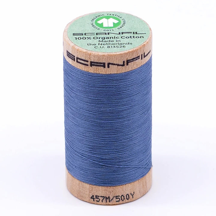 Scanfil organic cotton sewing thread – 50/2 wt, 457m spool