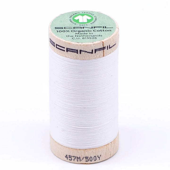 Scanfil organic cotton sewing thread – 50/2 wt, 457m spool