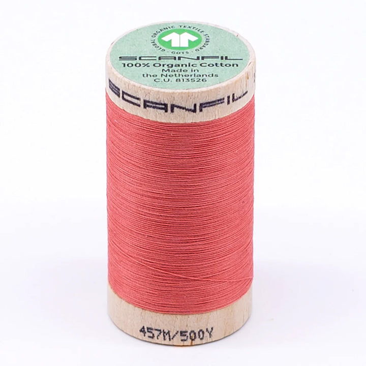 Scanfil organic cotton sewing thread – 50/2 wt, 457m spool