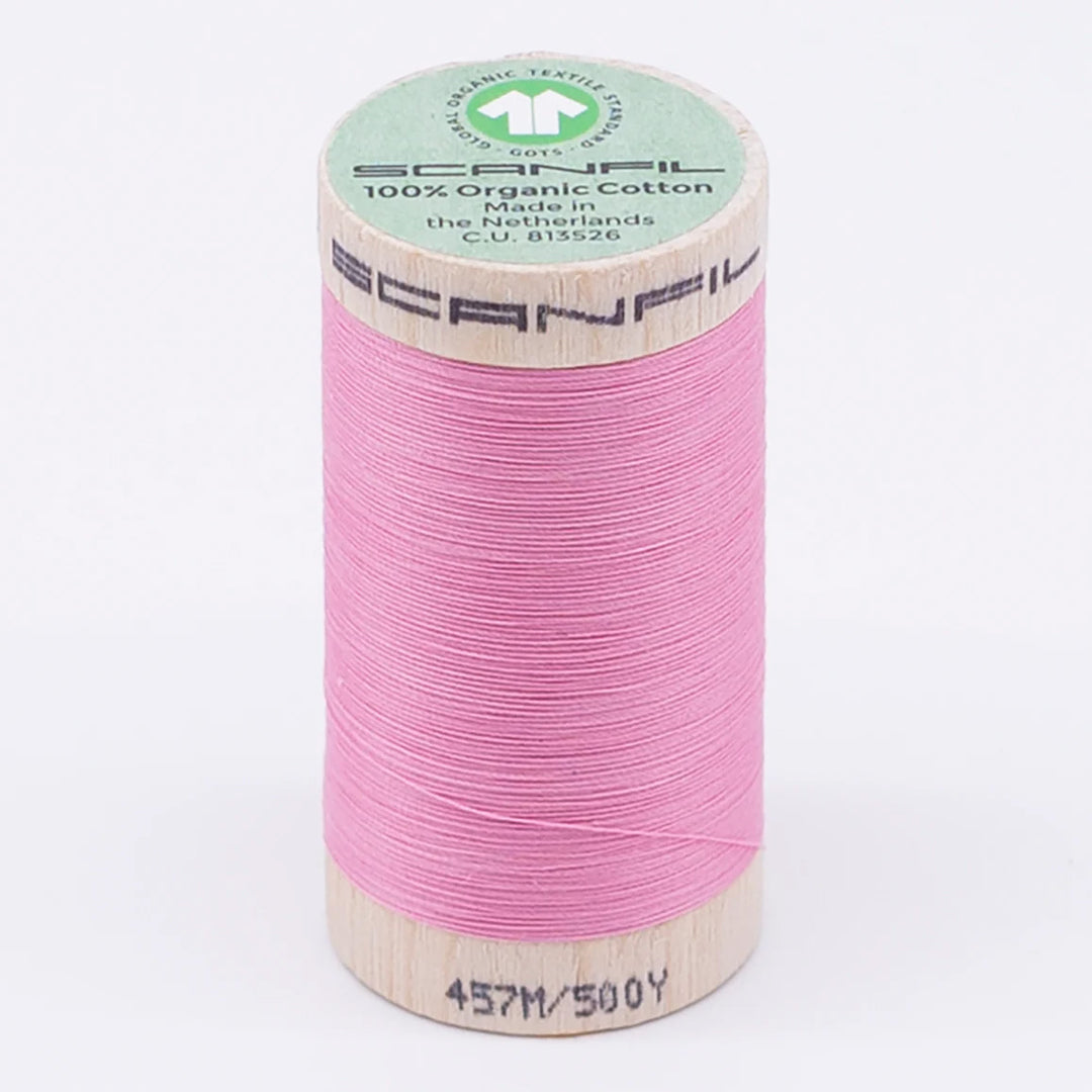 Scanfil organic cotton sewing thread – 50/2 wt, 457m spool