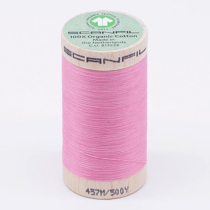 Scanfil organic cotton sewing thread – 50/2 wt, 457m spool