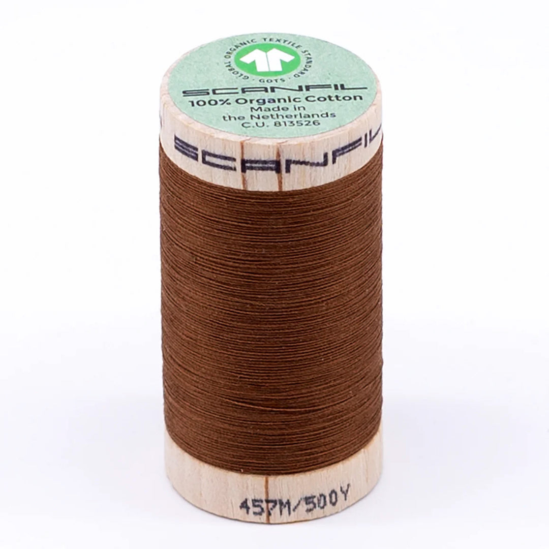 Scanfil organic cotton sewing thread – 50/2 wt, 457m spool