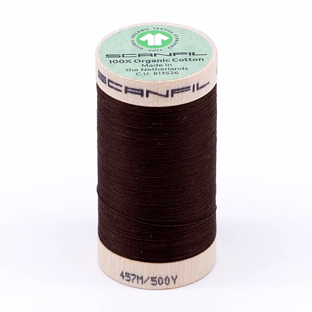 Scanfil organic cotton sewing thread – 50/2 wt, 457m spool
