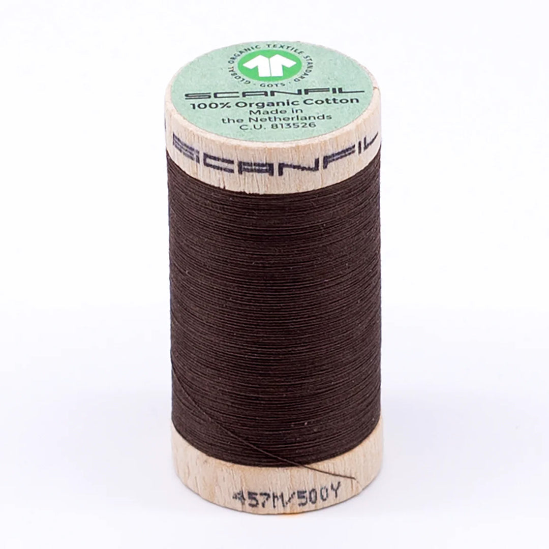 Scanfil organic cotton sewing thread – 50/2 wt, 457m spool