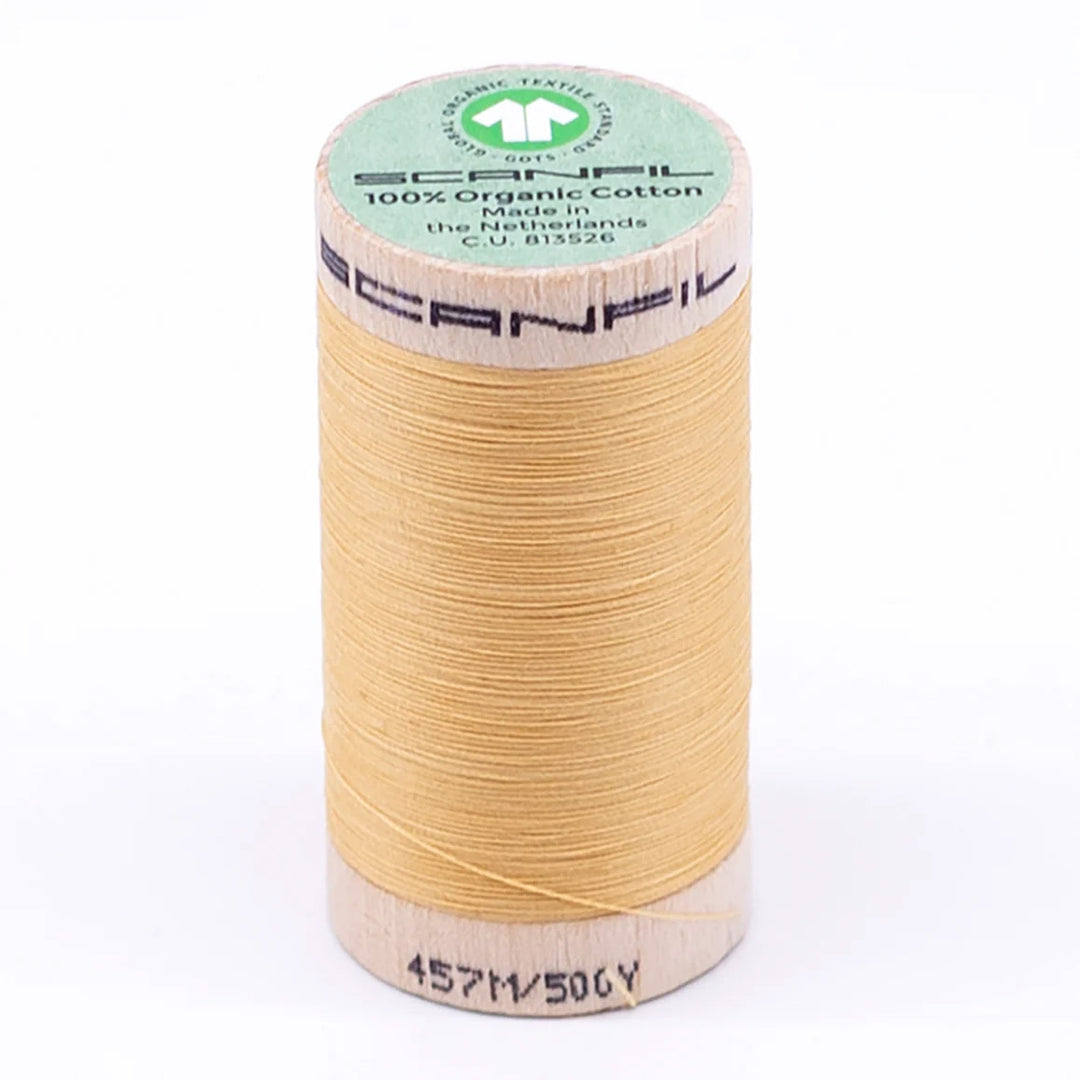 Scanfil organic cotton sewing thread – 50/2 wt, 457m spool