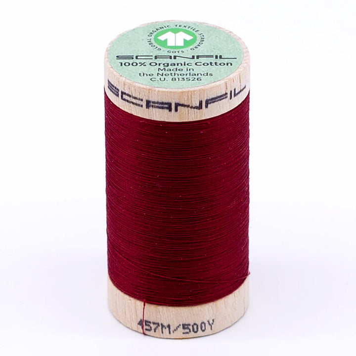 Scanfil organic cotton sewing thread – 50/2 wt, 457m spool