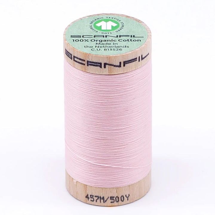 Scanfil organic cotton sewing thread – 50/2 wt, 457m spool