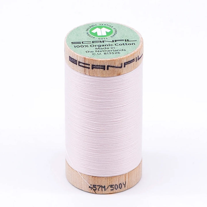 Scanfil organic cotton sewing thread – 50/2 wt, 457m spool