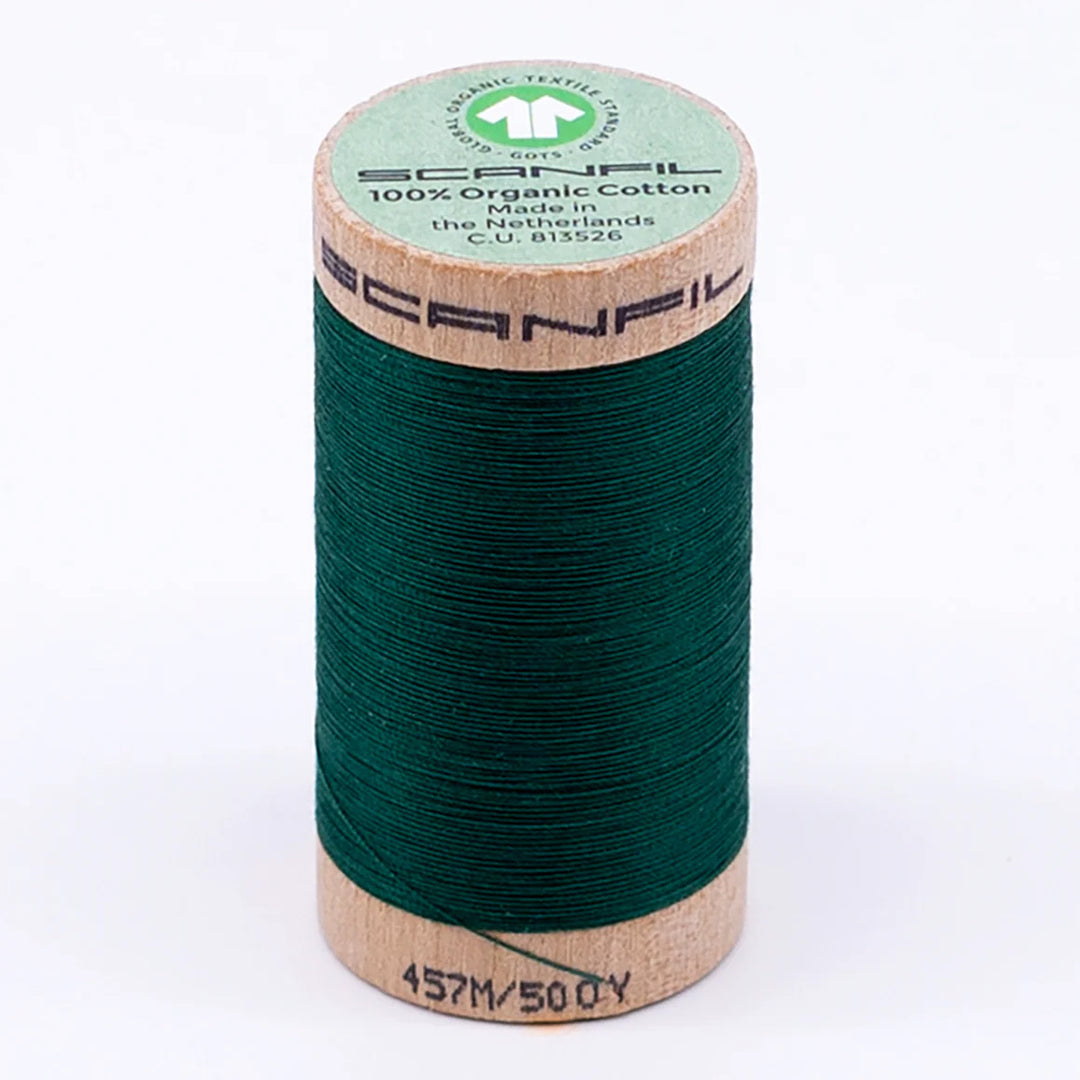 Scanfil organic cotton sewing thread – 50/2 wt, 457m spool