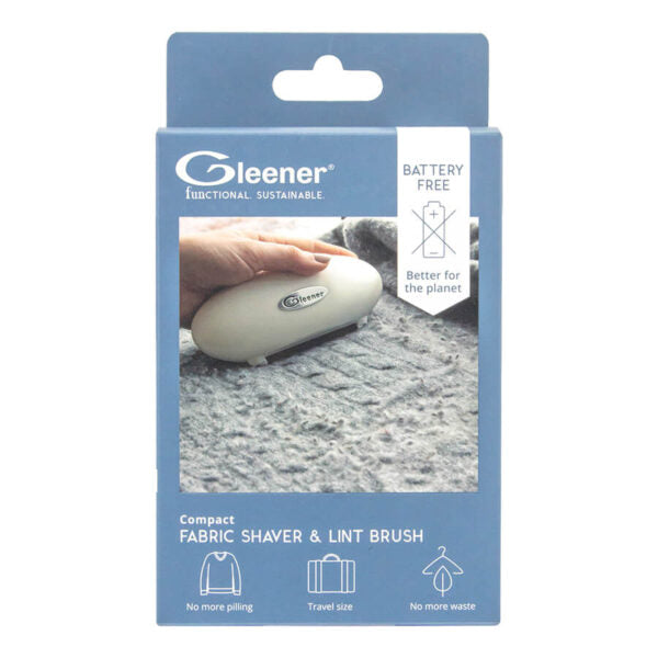 Compact Gleener – travel-sized fabric shaver & lint brush