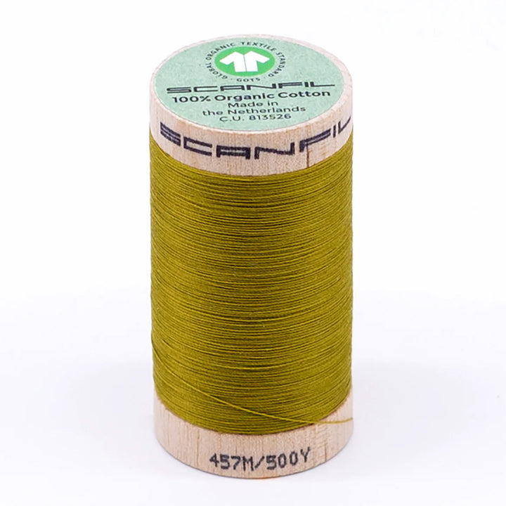 Scanfil organic cotton sewing thread – 50/2 wt, 457m spool