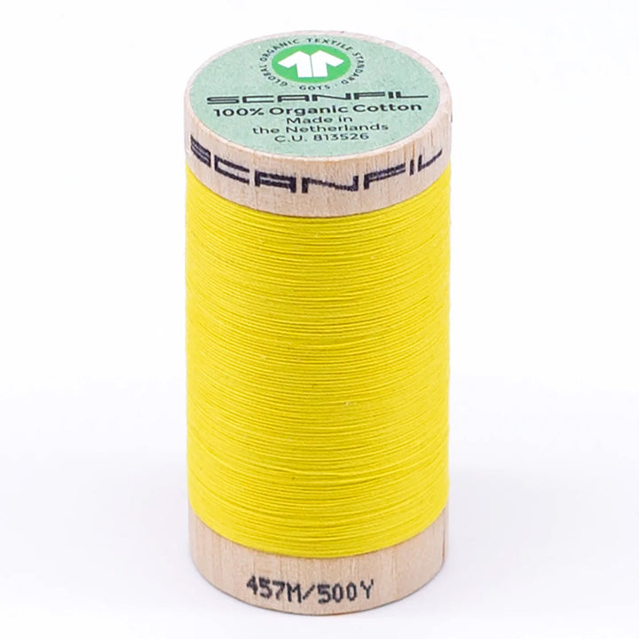 Scanfil organic cotton sewing thread – 50/2 wt, 457m spool