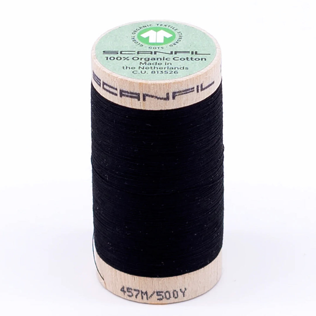 Scanfil organic cotton sewing thread – 50/2 wt, 457m spool