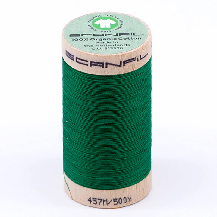 Scanfil organic cotton sewing thread – 50/2 wt, 457m spool