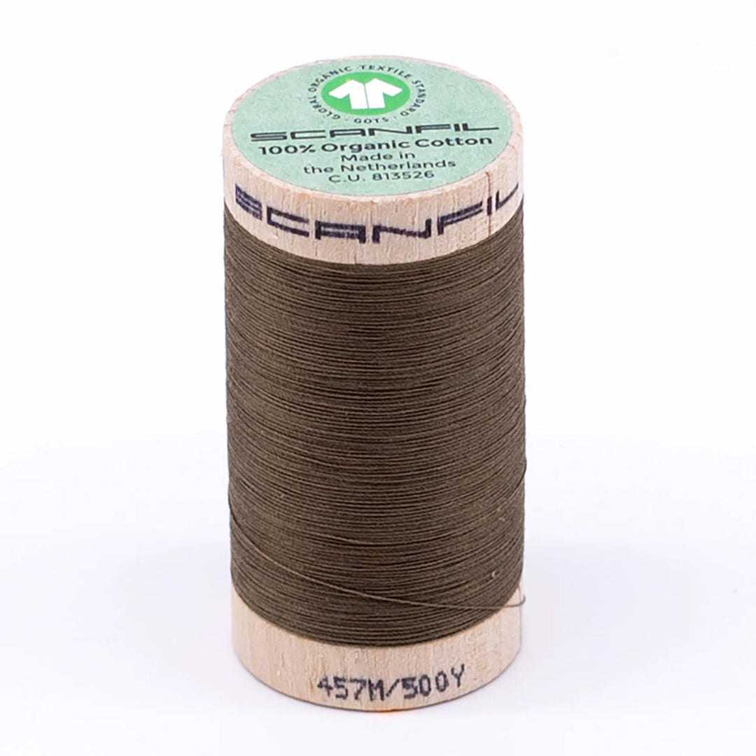 Scanfil organic cotton sewing thread – 50/2 wt, 457m spool