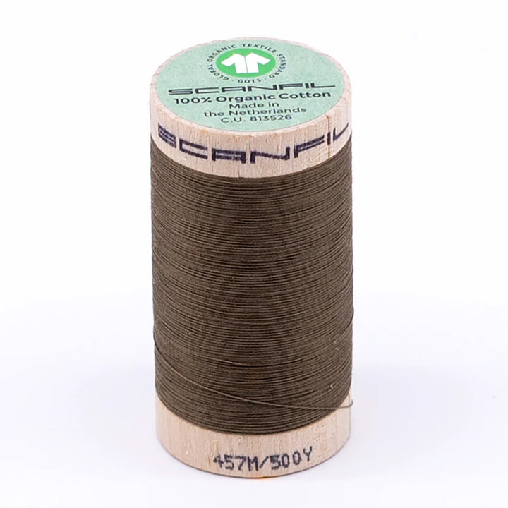 Scanfil organic cotton sewing thread – 50/2 wt, 457m spool