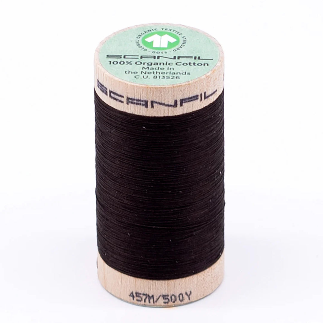 Scanfil organic cotton sewing thread – 50/2 wt, 457m spool