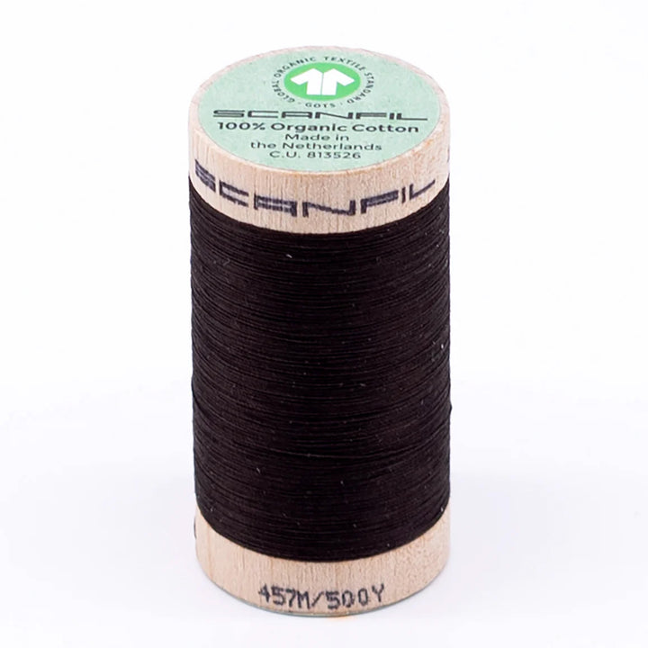Scanfil organic cotton sewing thread – 50/2 wt, 457m spool