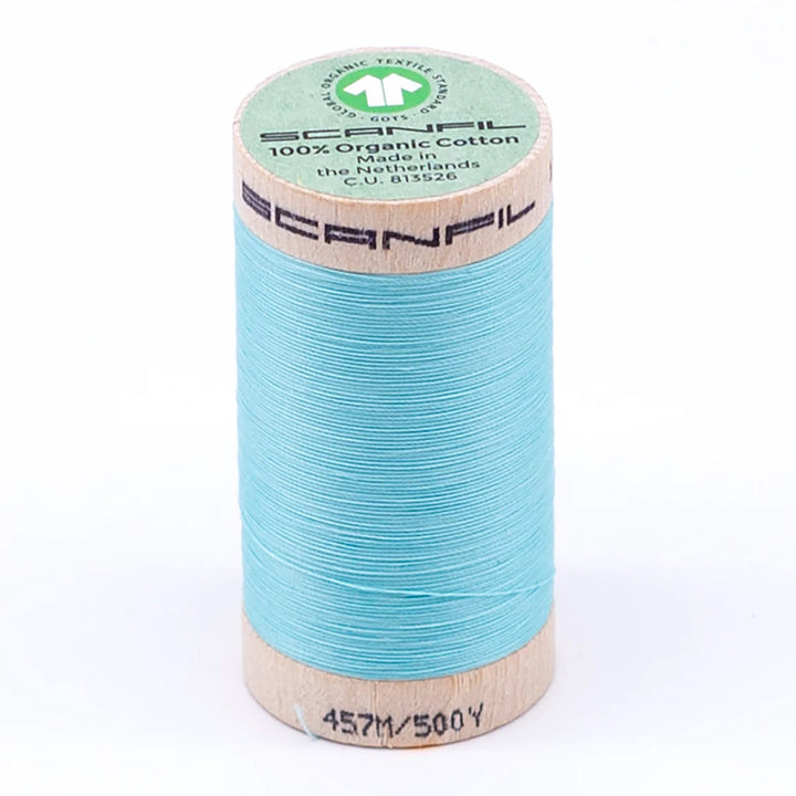 Scanfil organic cotton sewing thread – 50/2 wt, 457m spool