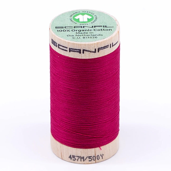 Scanfil organic cotton sewing thread – 50/2 wt, 457m spool