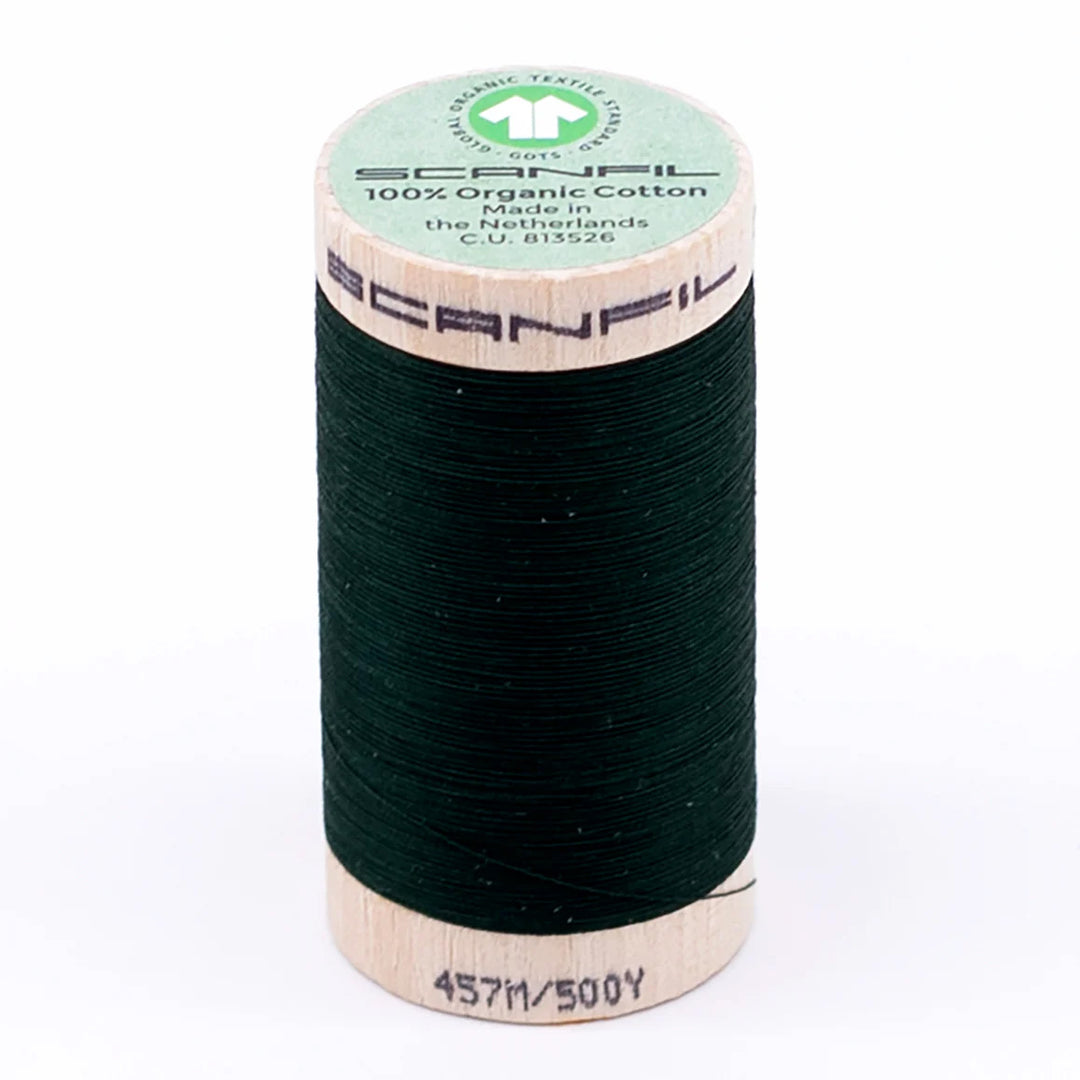 Scanfil organic cotton sewing thread – 50/2 wt, 457m spool