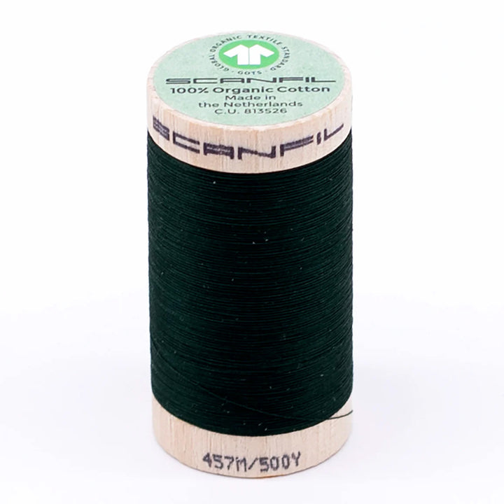 Scanfil organic cotton sewing thread – 50/2 wt, 457m spool