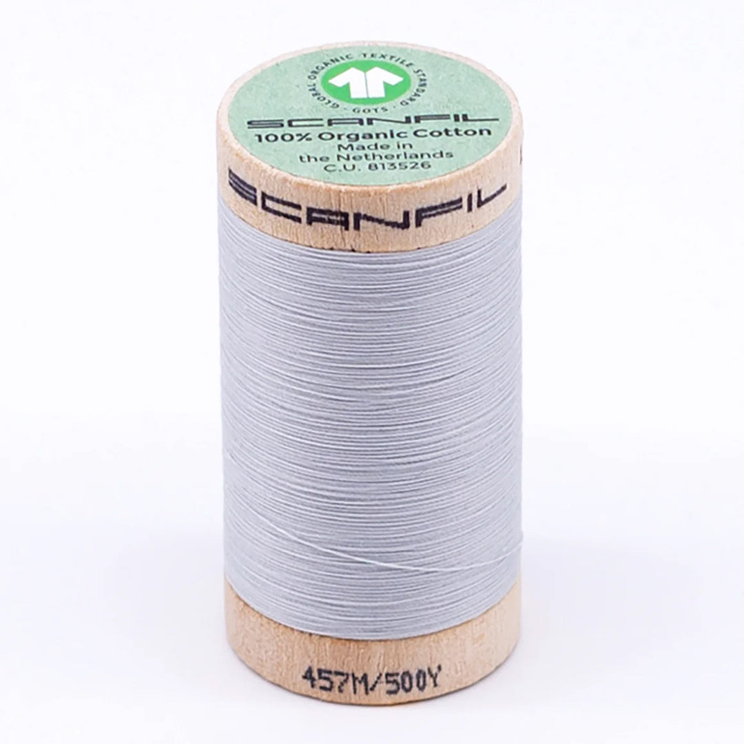 Scanfil organic cotton sewing thread – 50/2 wt, 457m spool