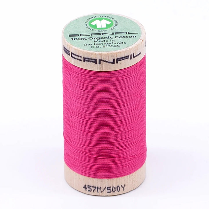 Scanfil organic cotton sewing thread – 50/2 wt, 457m spool