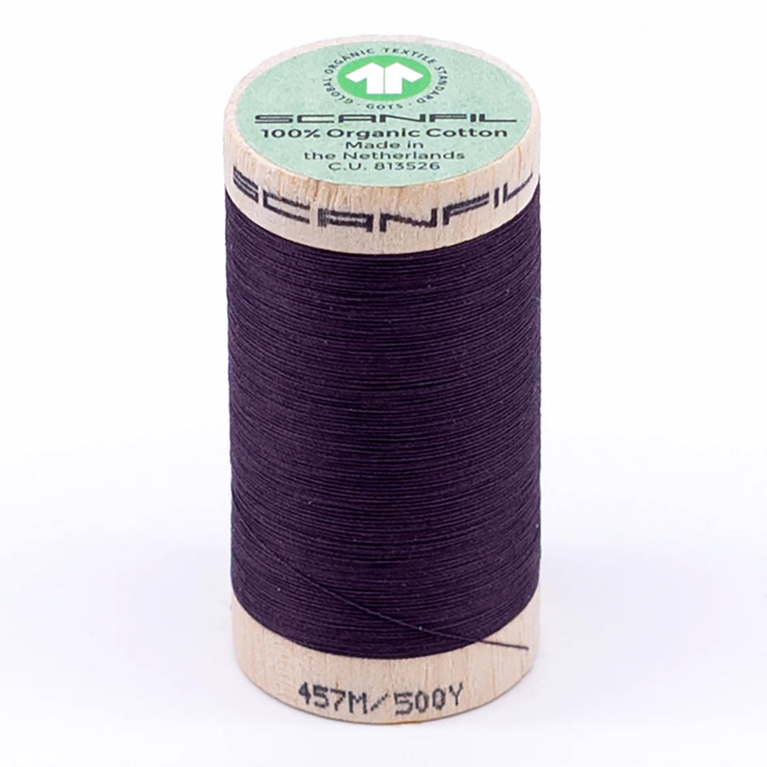 Scanfil organic cotton sewing thread – 50/2 wt, 457m spool