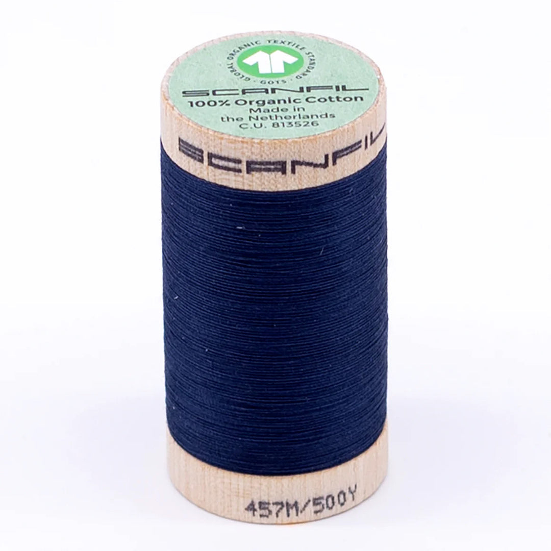 Scanfil organic cotton sewing thread – 50/2 wt, 457m spool