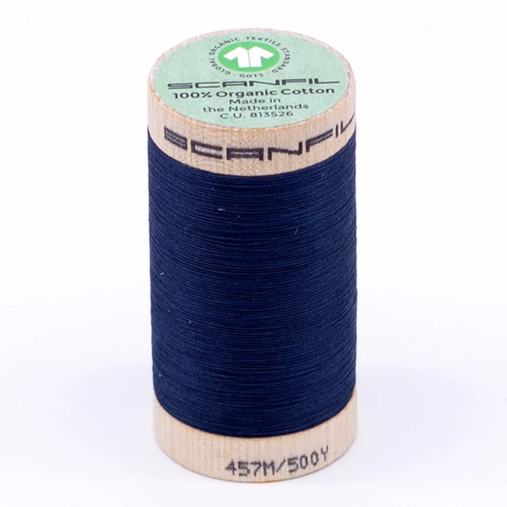 Scanfil organic cotton sewing thread – 50/2 wt, 457m spool