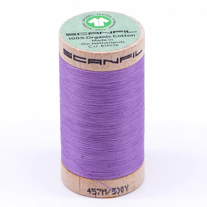 Scanfil organic cotton sewing thread – 50/2 wt, 457m spool