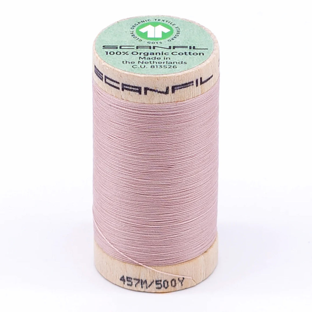 Scanfil organic cotton sewing thread – 50/2 wt, 457m spool
