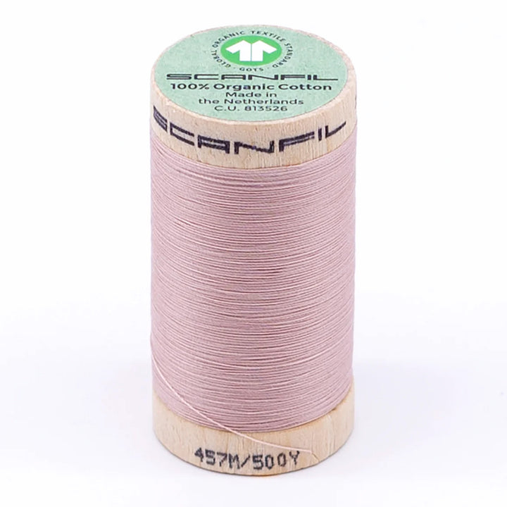 Scanfil organic cotton sewing thread – 50/2 wt, 457m spool