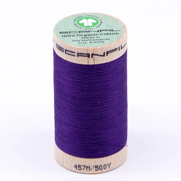 Scanfil organic cotton sewing thread – 50/2 wt, 457m spool