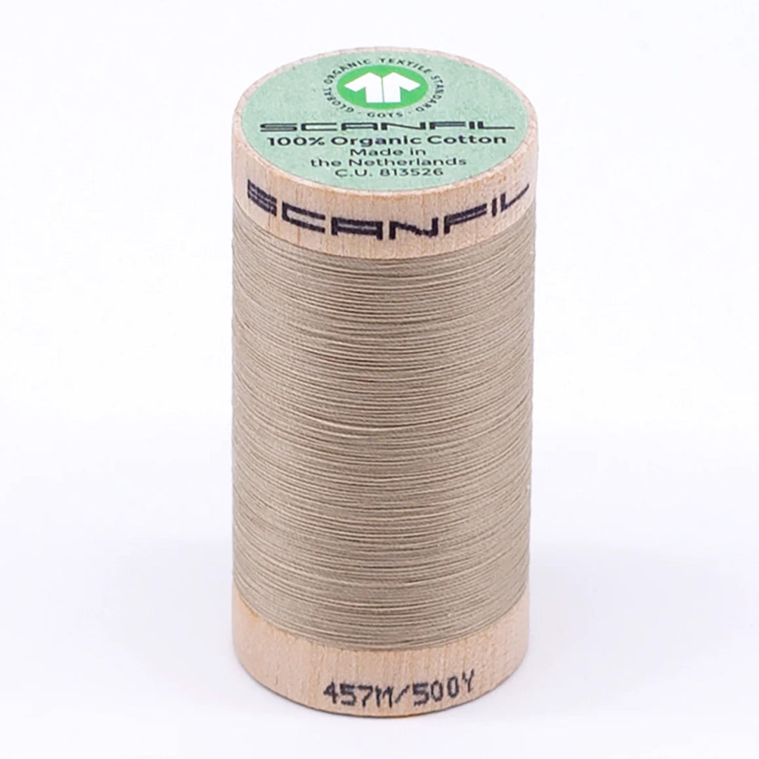 Scanfil organic cotton sewing thread – 50/2 wt, 457m spool