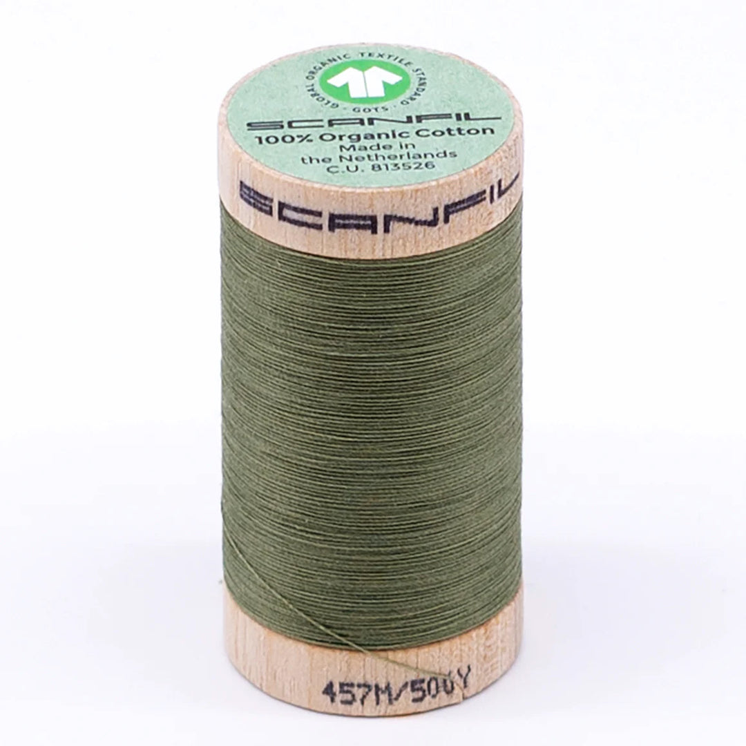 Scanfil organic cotton sewing thread – 50/2 wt, 457m spool