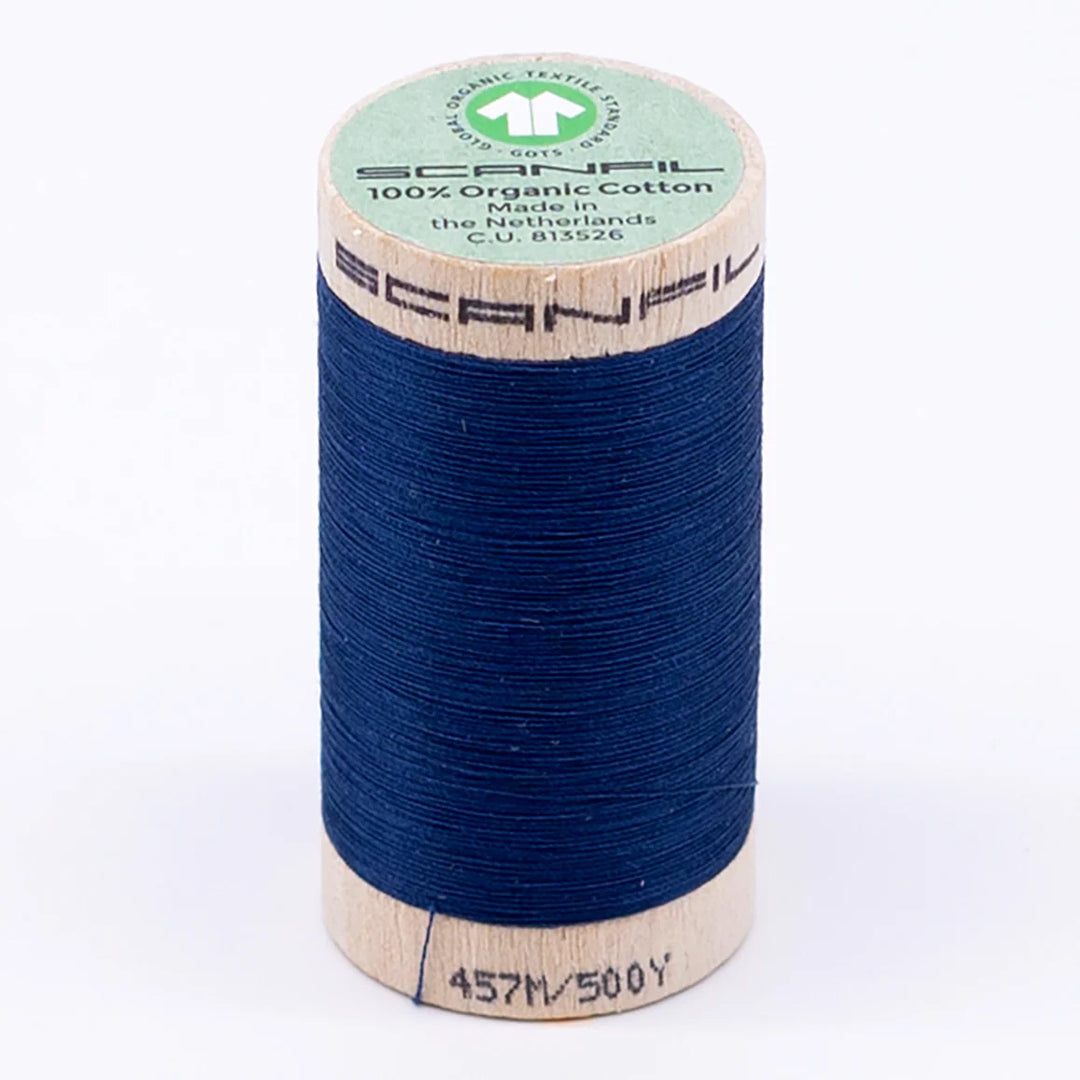 Scanfil organic cotton sewing thread – 50/2 wt, 457m spool