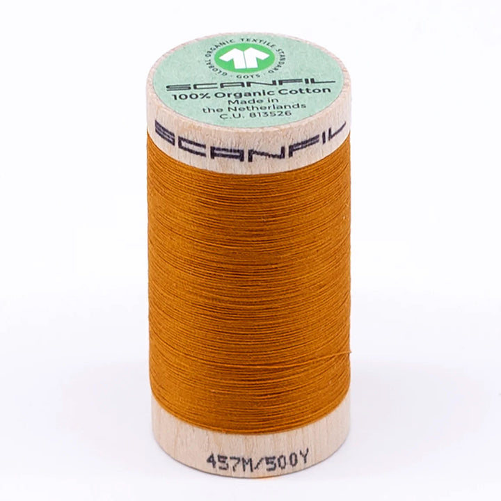 Scanfil organic cotton sewing thread – 50/2 wt, 457m spool