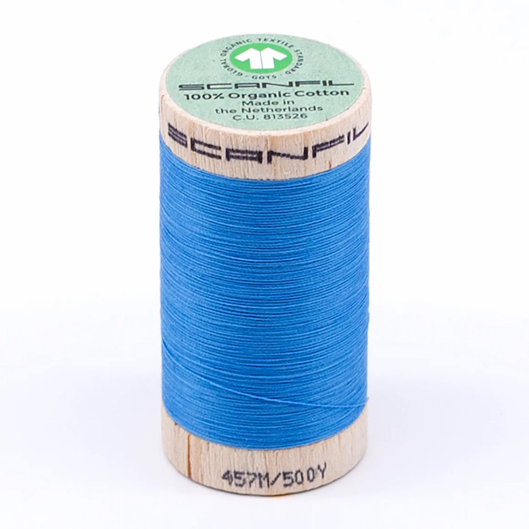 Scanfil organic cotton sewing thread – 50/2 wt, 457m spool