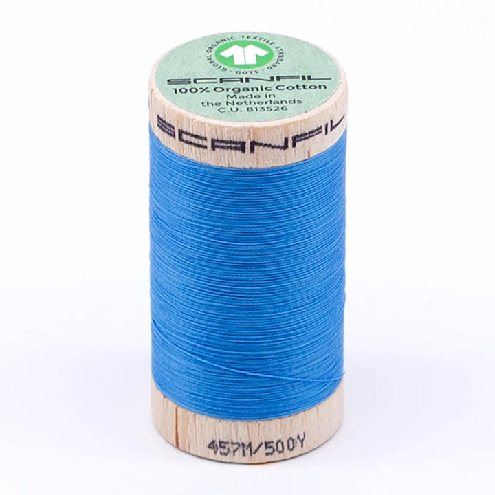 Scanfil organic cotton sewing thread – 50/2 wt, 457m spool