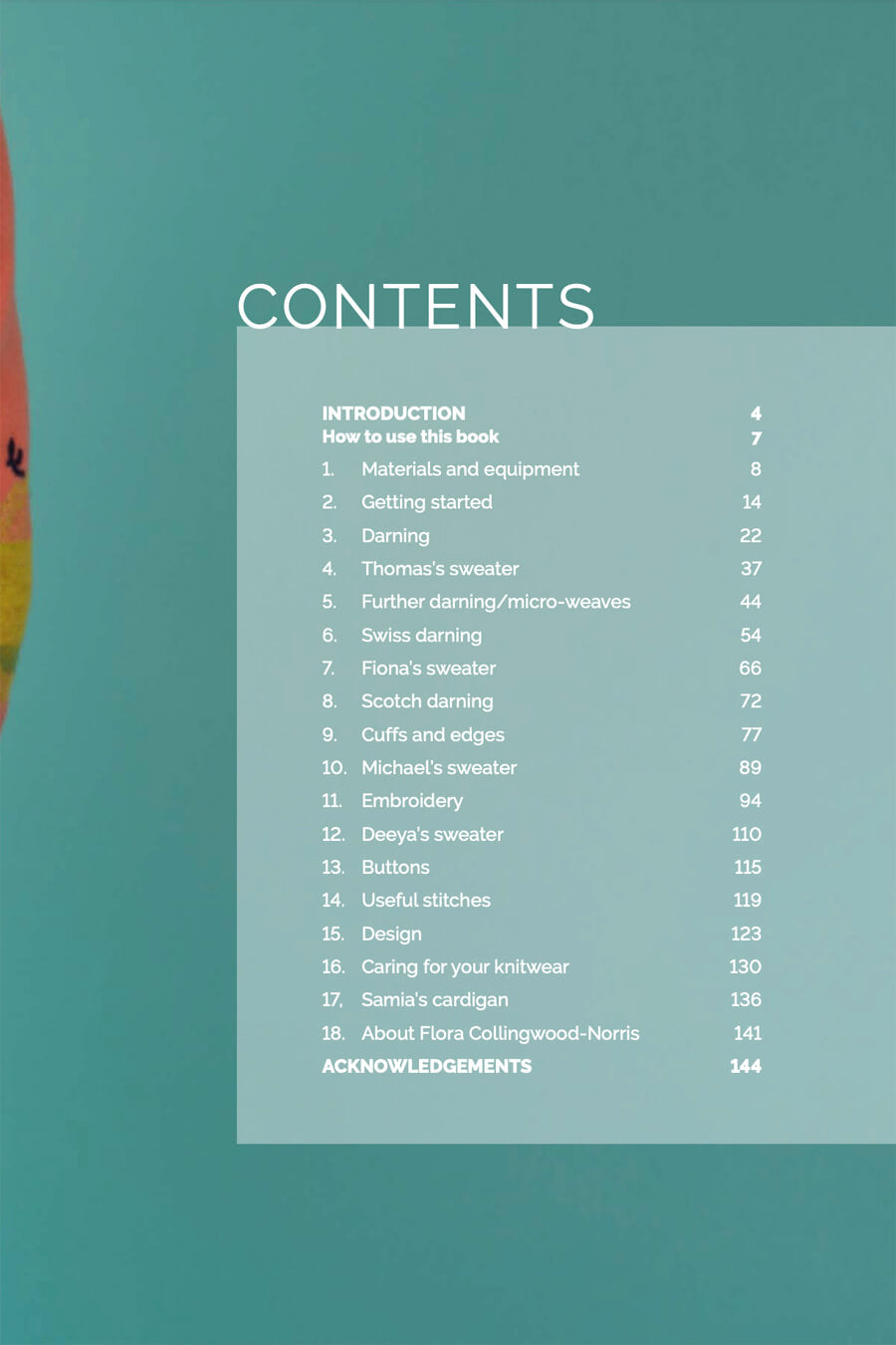 Visible Creative Mending for Knitwear – book by Flora Collingwood-Norris