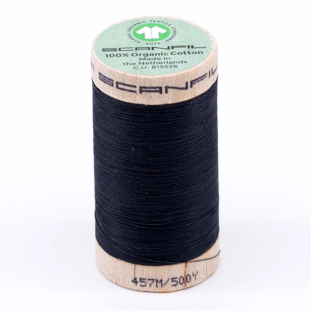 Scanfil organic cotton sewing thread – 50/2 wt, 457m spool