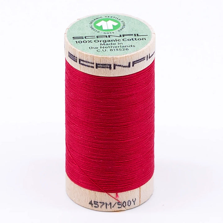 Scanfil organic cotton sewing thread – 50/2 wt, 457m spool