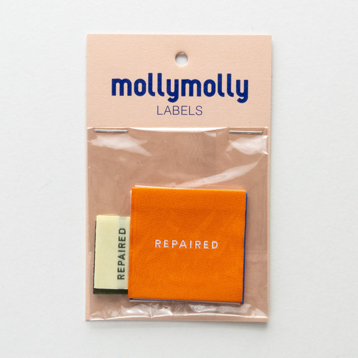mollymolly fabric sew-in labels: REPAIRED