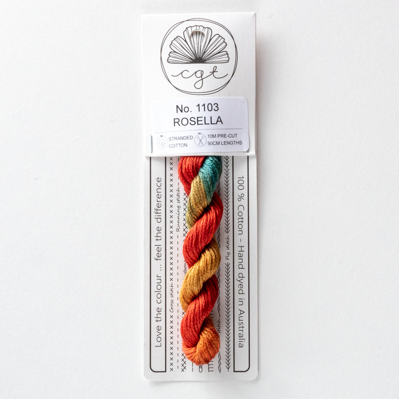 Cottage Garden Threads hand-dyed embroidery thread