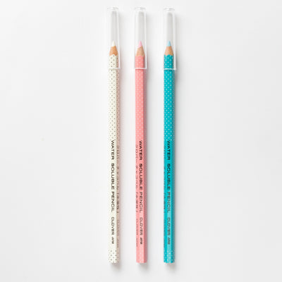 Clover water-soluble pencils for fabric