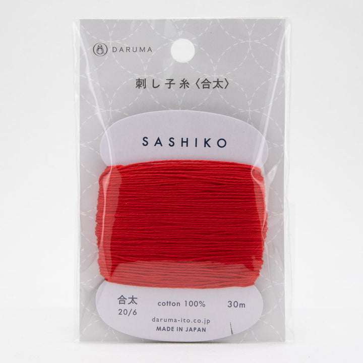 Daruma sashiko thread – fine (4-ply) – 40m card