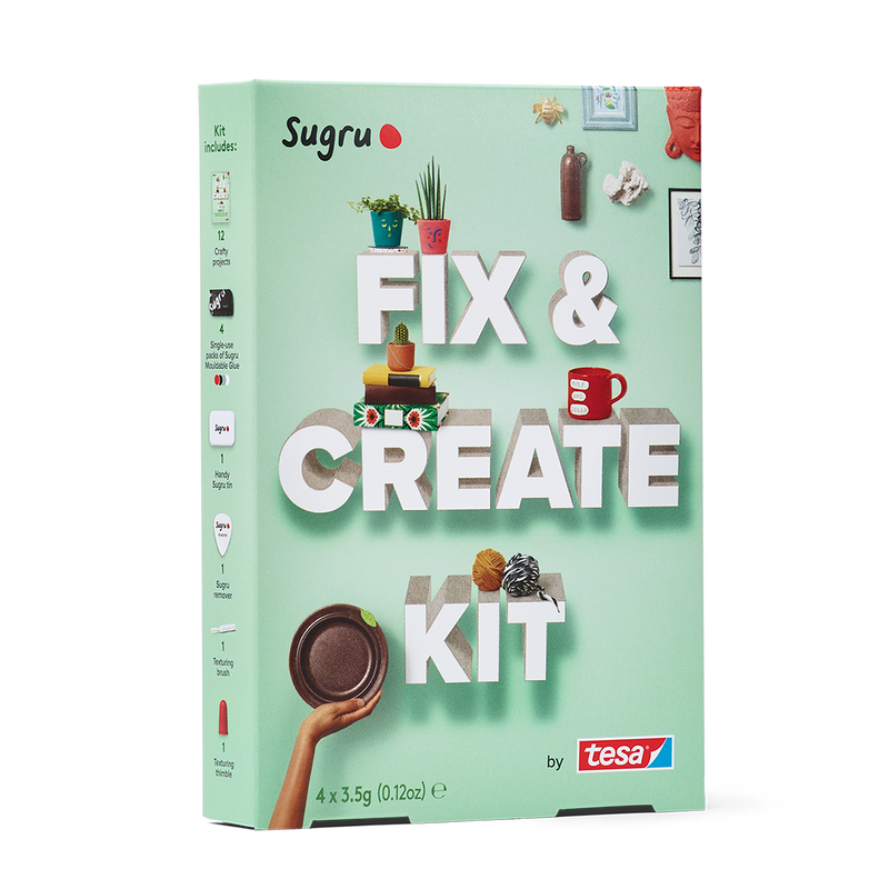Sugru mouldable glue – Fix & Create Kit